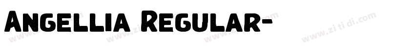 Angellia Regular字体转换